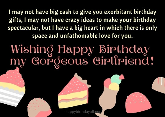 80 Heart Touching Long Distance Birthday Wishes for Girlfriend