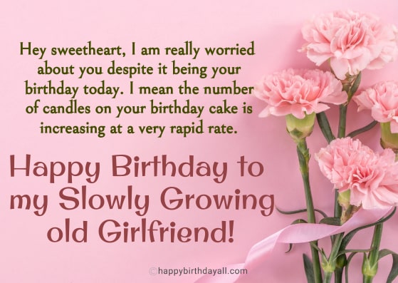 Funny Birthday Wishes For Girlfriend