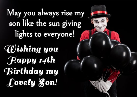 14th Birthday Wishes For Son