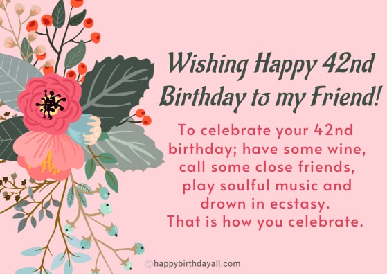 42nd Birthday Quotes