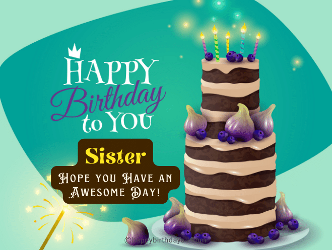 free funny happy birthday sister images
