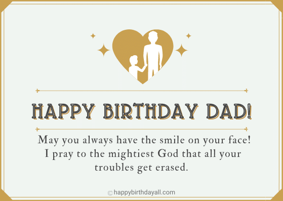 Birthday Prayers for Dad
