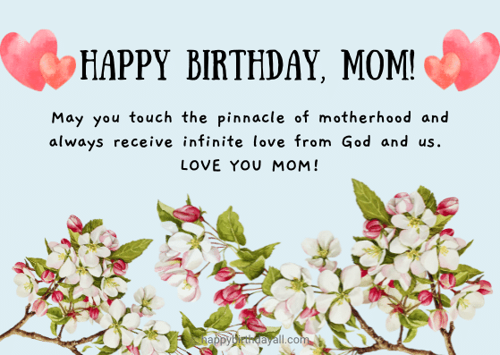 Birthday Prayers for Mom