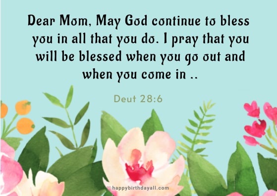 Bible Verse For Mom Birthday