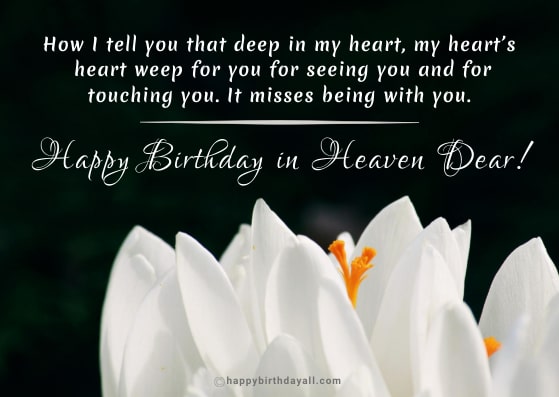 Happy Birthday in Heaven Quotes