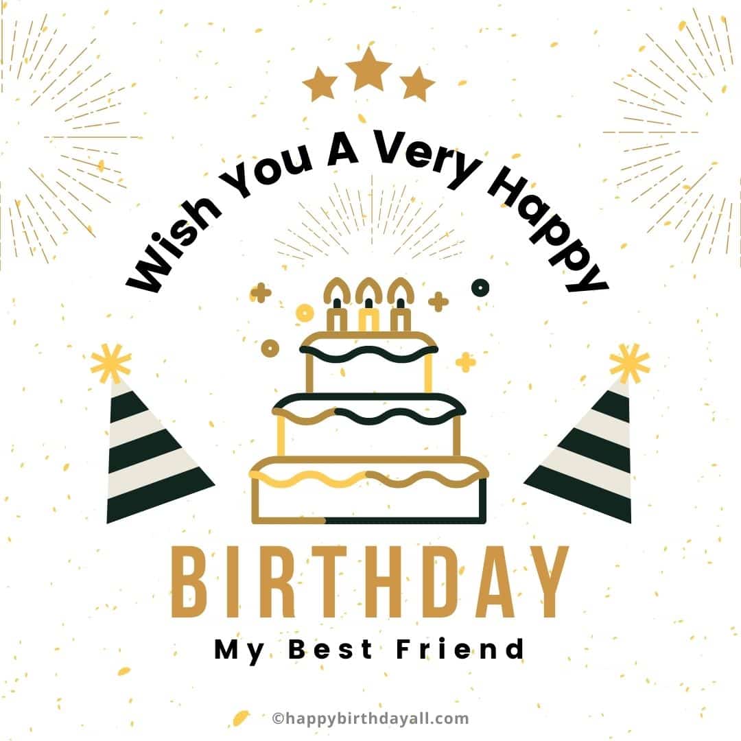 50+ Beautiful Happy Birthday Friend Images HD Free Download