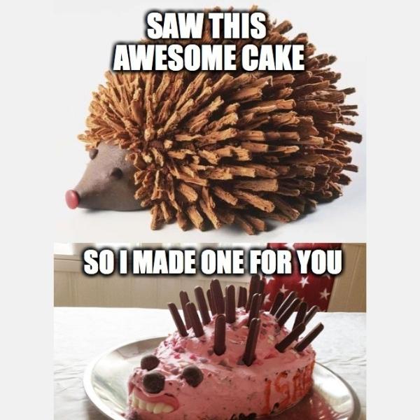 personalized birthday cake memes