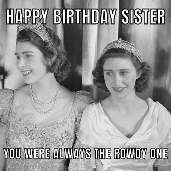 Happy Birthday Memes for Sister