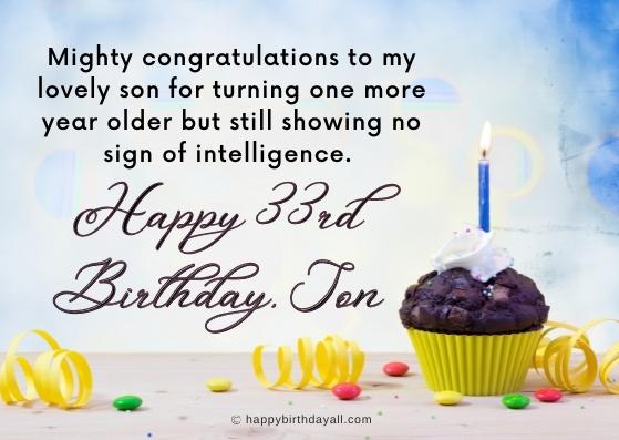 Funny 33rd Birthday Quotes