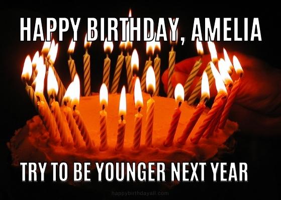 Happy Birthday Amelia Memes