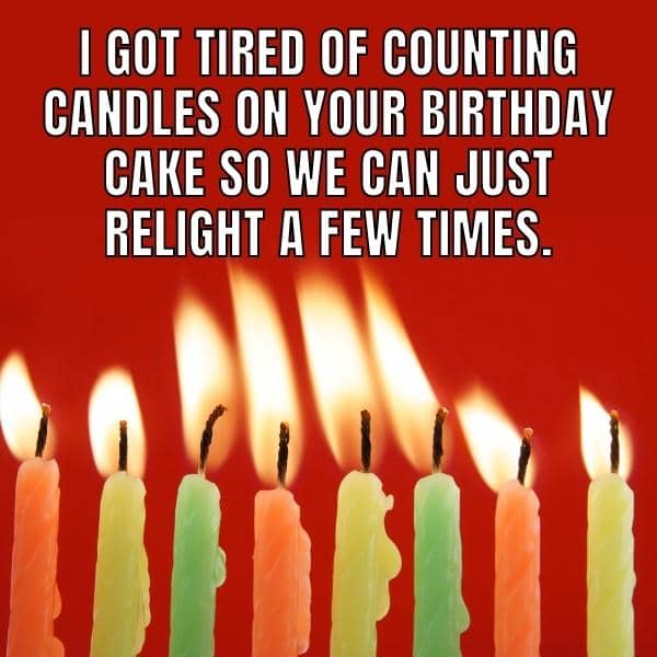 funny birthday cake meme for friend