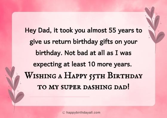 50+ Happy 55th Birthday Wishes, Messages, Quotes With Images