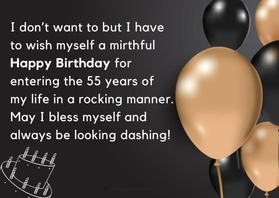 50+ Happy 55th Birthday Wishes, Messages, Quotes With Images