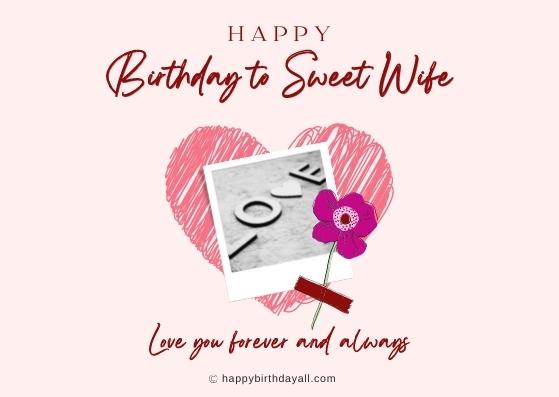 happy birthday wishes for wife images