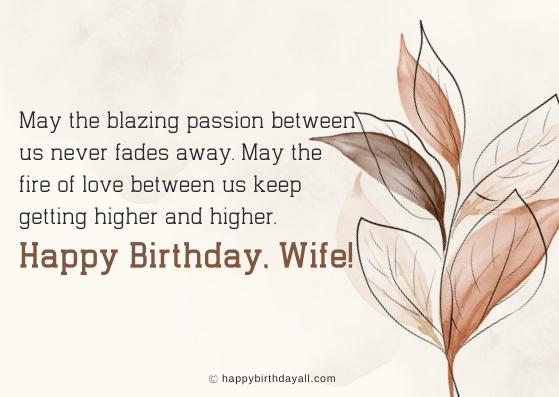 sweetest birthday wishes for wife