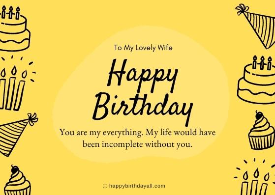 113 romantic birthday wishes for wife