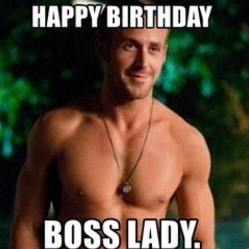 Happy Birthday Lady Boss Memes