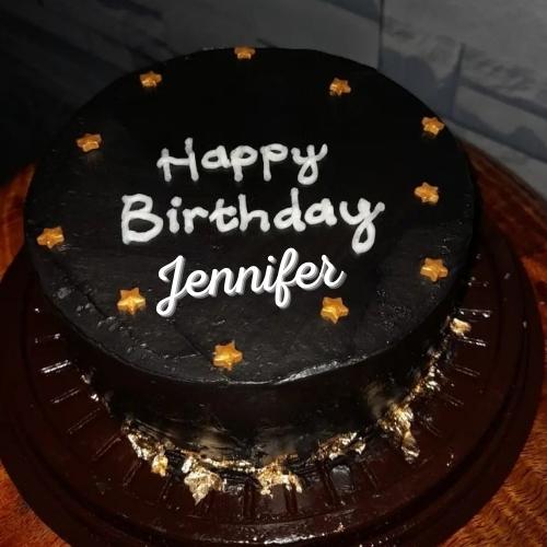 Happy Birthday Jennifer Cake With Name