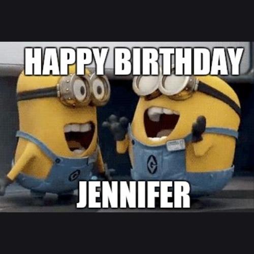 Happy Birthday Jennifer Memes