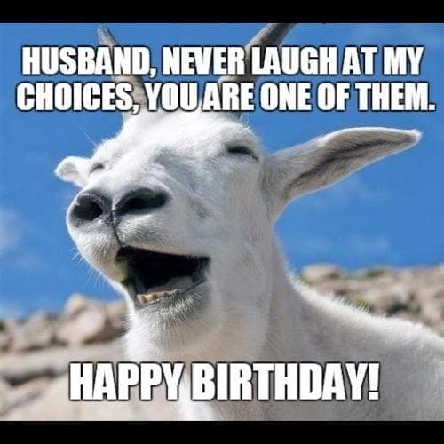 happy birthday husband memes