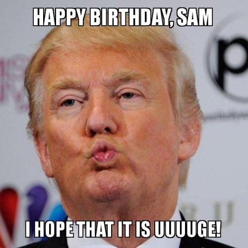 Happy Birthday Sam Memes