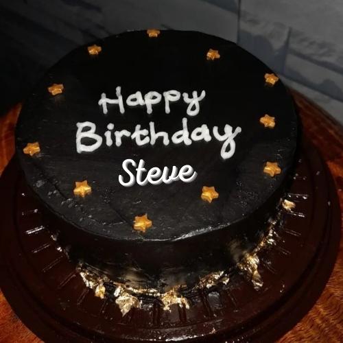 Happy Birthday Steve Cake With Name