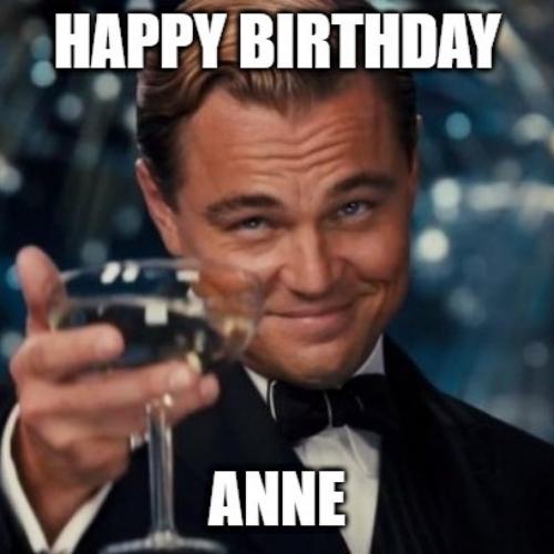 Happy Birthday Anne Memes