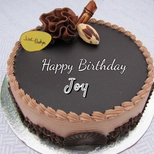 Happy Birthday Joy Cake With Name
