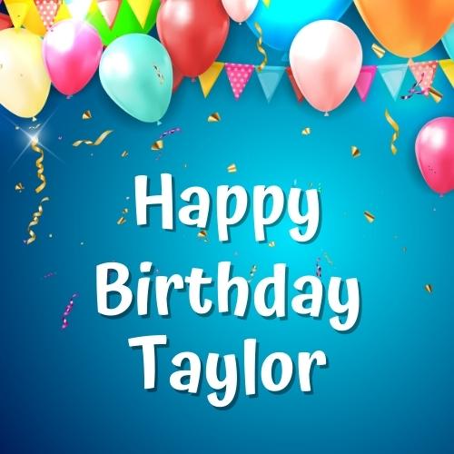 Happy Birthday Taylor Images