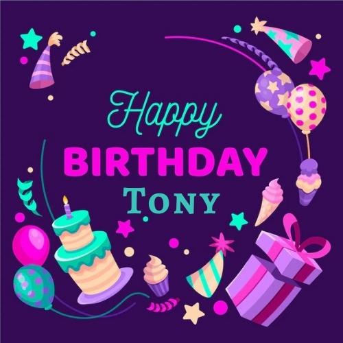 Happy Birthday Tony Images