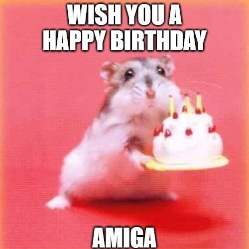 Happy Birthday Amiga Memes