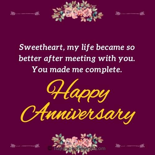 Engagement Anniversary Wishes to Wife