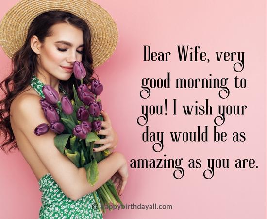 Long Good Morning Message For My Wife