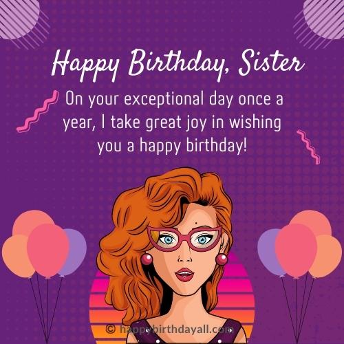 300+ Heart Touching Birthday Wishes for Sister - Funny & Sweet