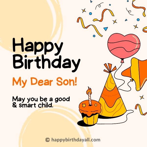 Happy Birthday Wishes images for son