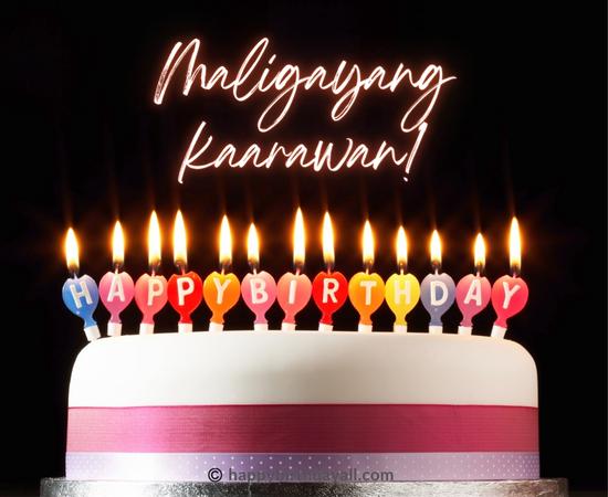 Happy Birthday in Tagalog Images