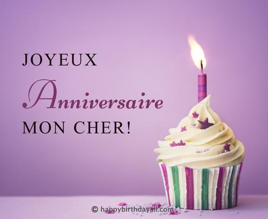 Happy Birthday in French Wishes