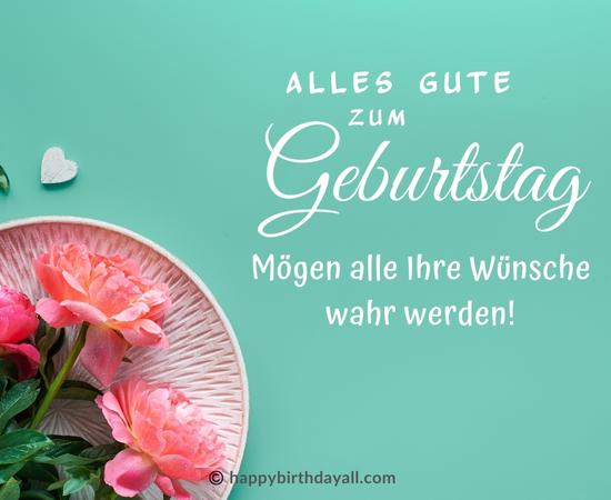 Happy Birthday in German Quotes