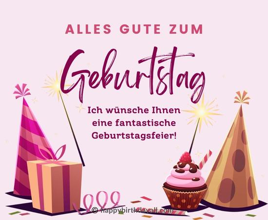 Happy Birthday in German Messages