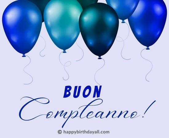 Happy Birthday in Italian Images