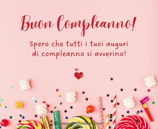 Happy Birthday in Italian quotes
