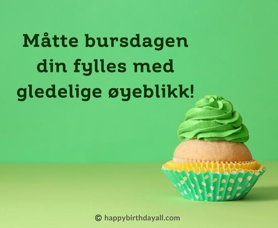 Happy Birthday in Norwegian Messages