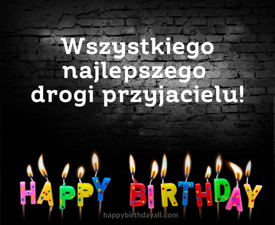 Happy Birthday in Polish Quotes