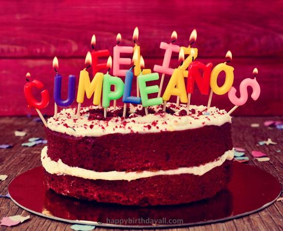 Happy Birthday in Spanish Images
