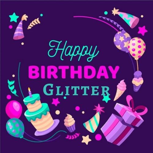 Happy Birthday Glitter Images