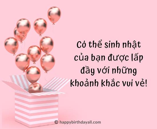 Happy Birthday in Vietnamese Messages