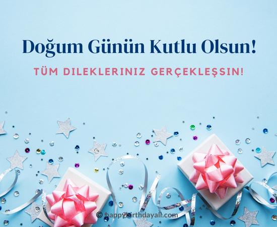 Happy Birthday in Turkish Quotes