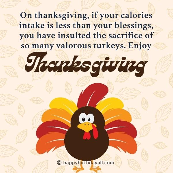 110+ Funny Thanksgiving Quotes, Messages, Greetings 2023