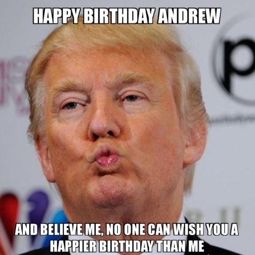 Happy Birthday Andrew Memes