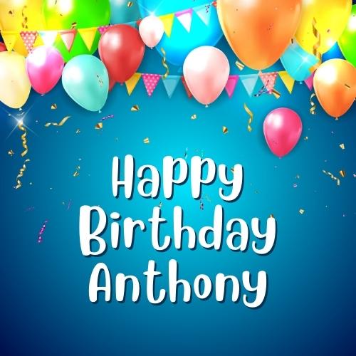 Happy Birthday Anthony Images